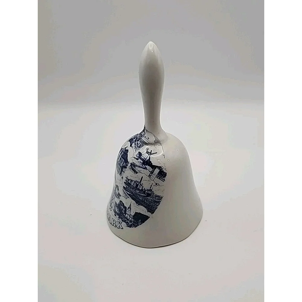 Porcelain Souvenir Bell Danmark